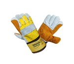 دستکش کف دوبل زرد طاها