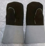 دستکش تمام چرم تک انگشتی آستردار